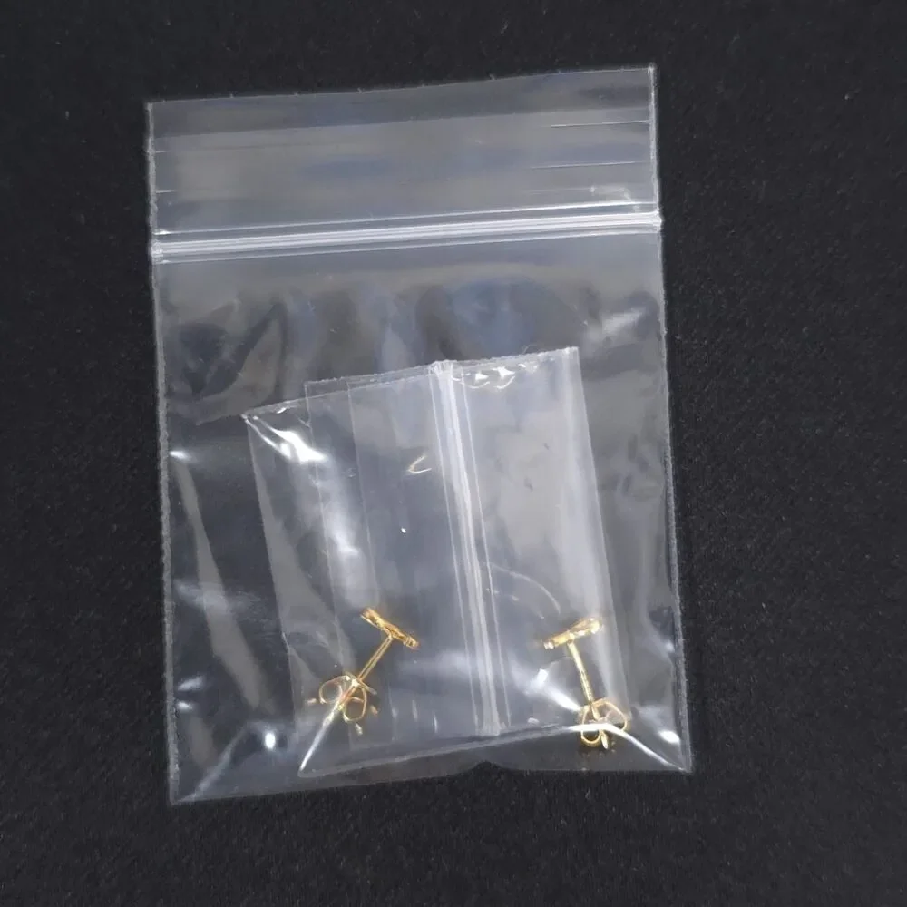 NWOT SYDNEY EVAN DIAMOND Stud Earrings‎ Gold Plated 925 Sterling Silver Bow